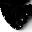 Picture of SCRUNCHIE VELVET BLACK WITH DIAMONDS